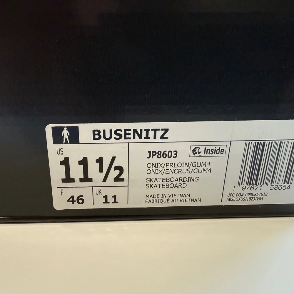 Adidas Men's Gray and Black Sneakers - Picture 4 of 4